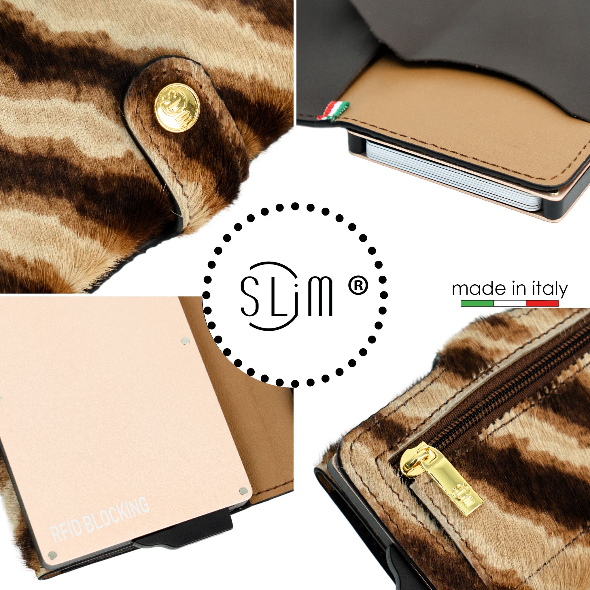 SLim®️ Vera Pelle Animalier Tigrato