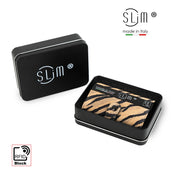 SLim®️Maculato Genuine Leopard Leather with Zip Coin Purse and Heart Key Ring