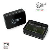 Porta Carte Vera Pelle Concia Al Vegetale Verde Zip