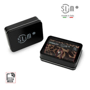 SLim®️ Vera Pelle Animalier Leopard interno Fucsia con zip