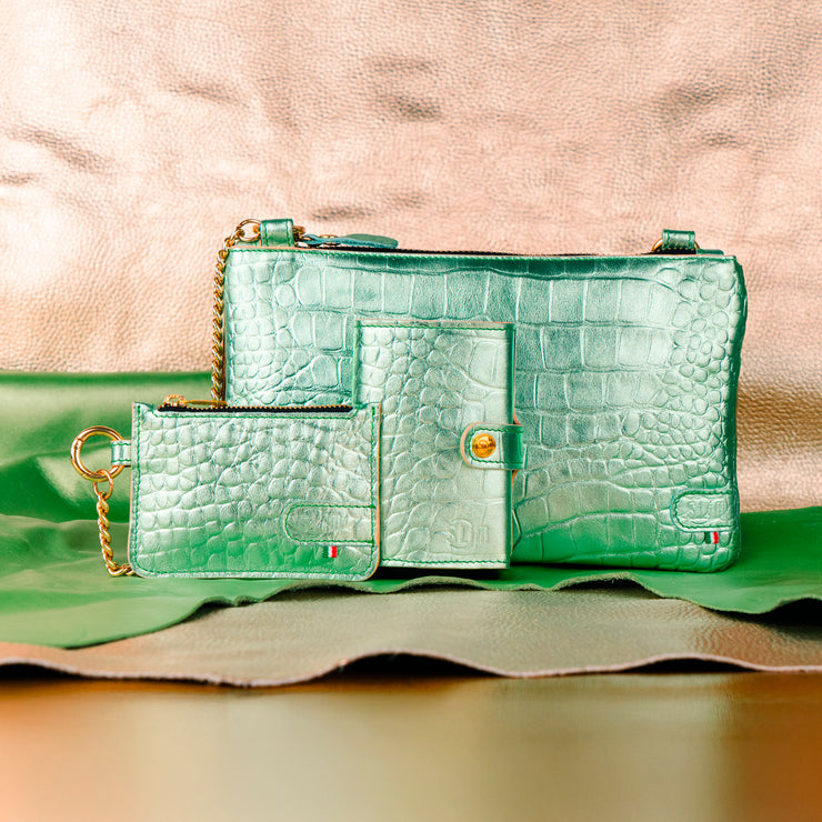 Set Metal Verde Pochette grande
