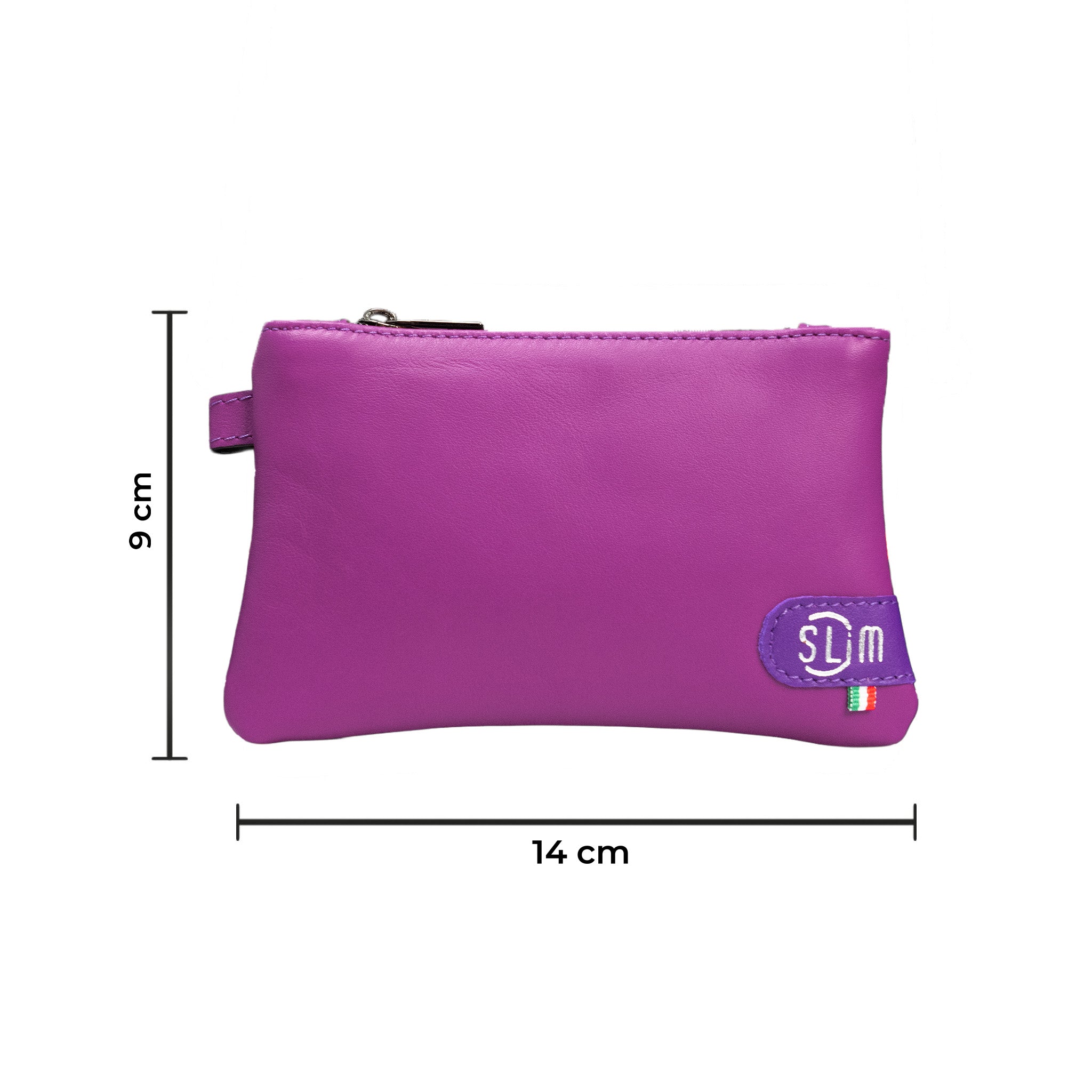 Mini Pochette Vera Pelle Ciclamino Viola