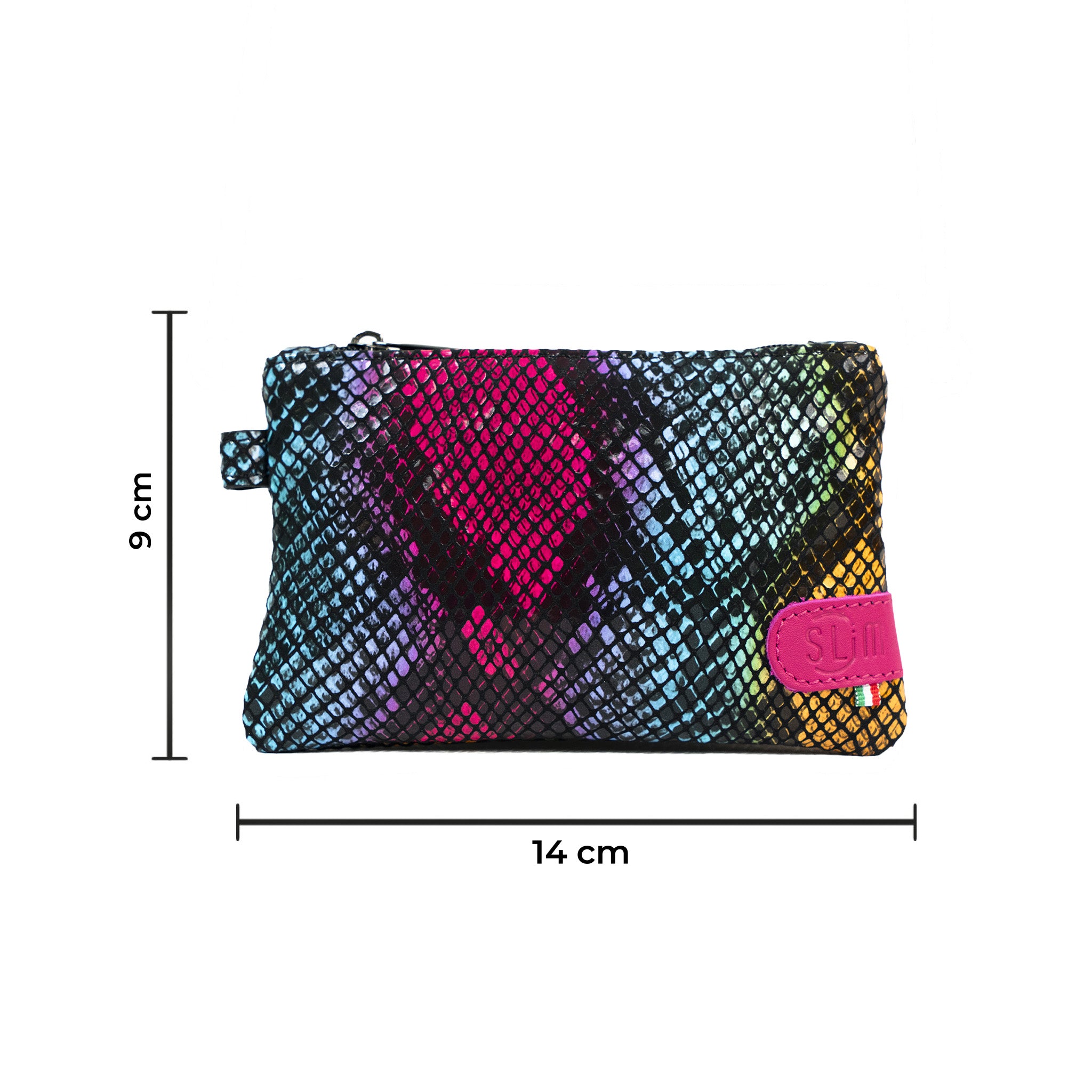 Mini Pochette Vera pelle Animalier Multicolor