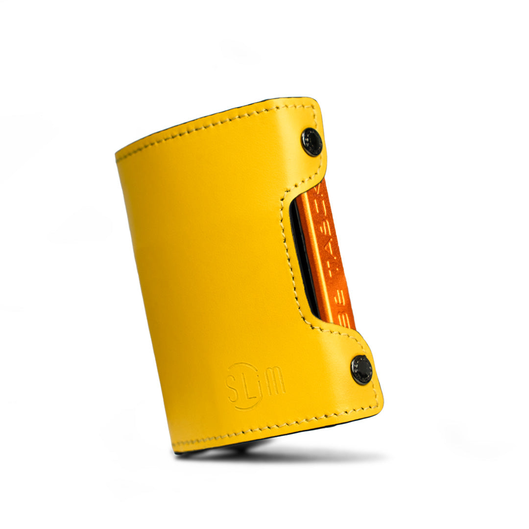 Be Tasck Pelle Liscia Giallo e Nero