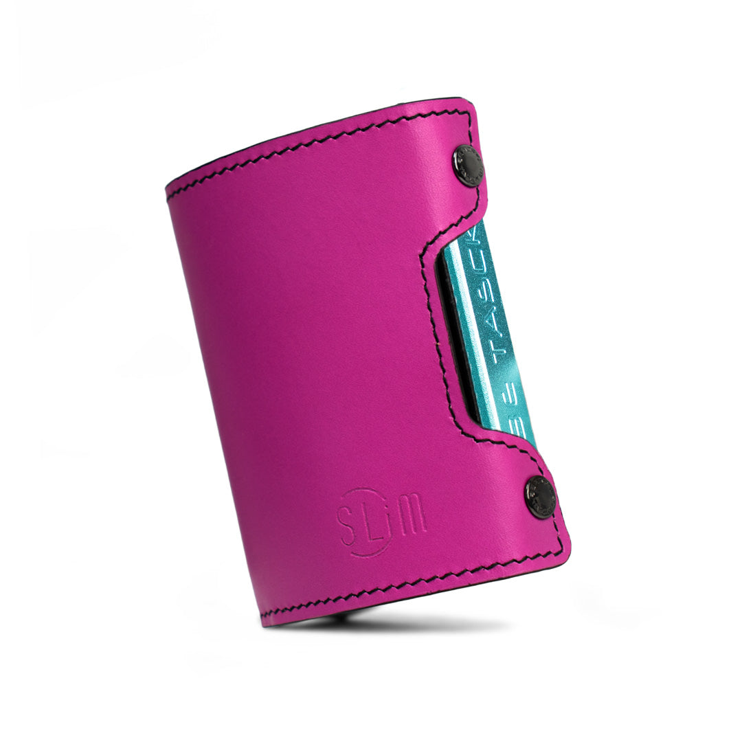 Be Tasck Pelle Liscia Fucsia e Nero