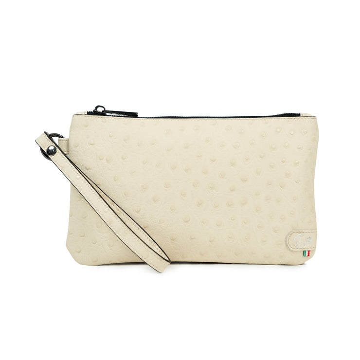 SLim®️ Genuine Leather Clutch with Shoulder Strap