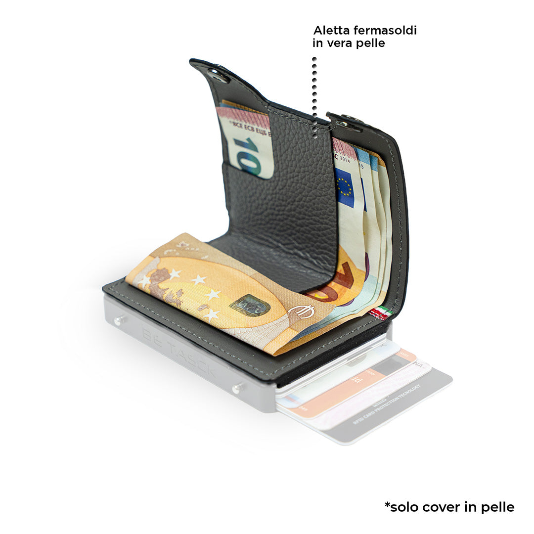 Cover in Pelle Be Tasck Bottalato Grigio
