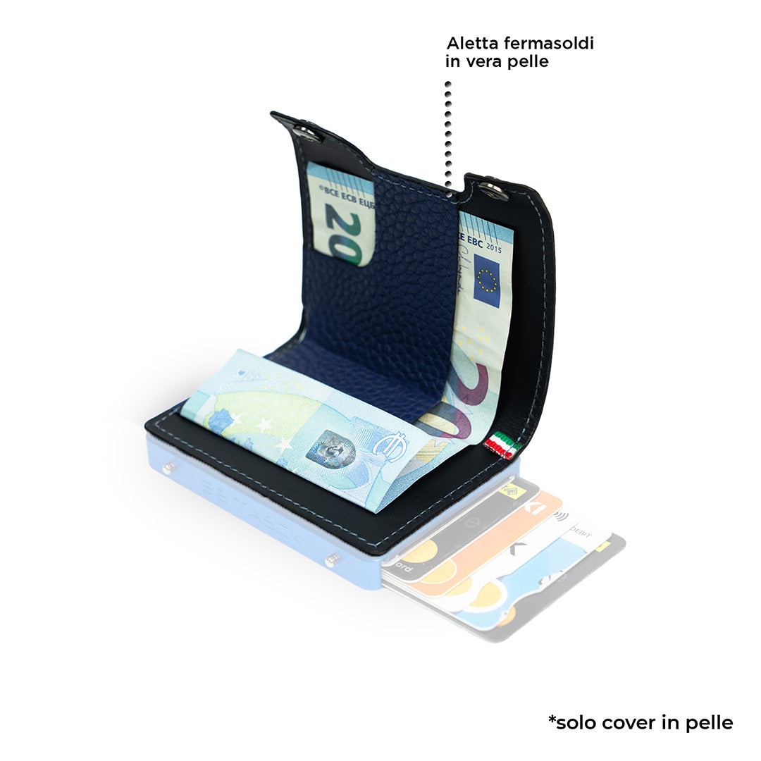 Cover in Pelle Be Tasck Bottalato Blu