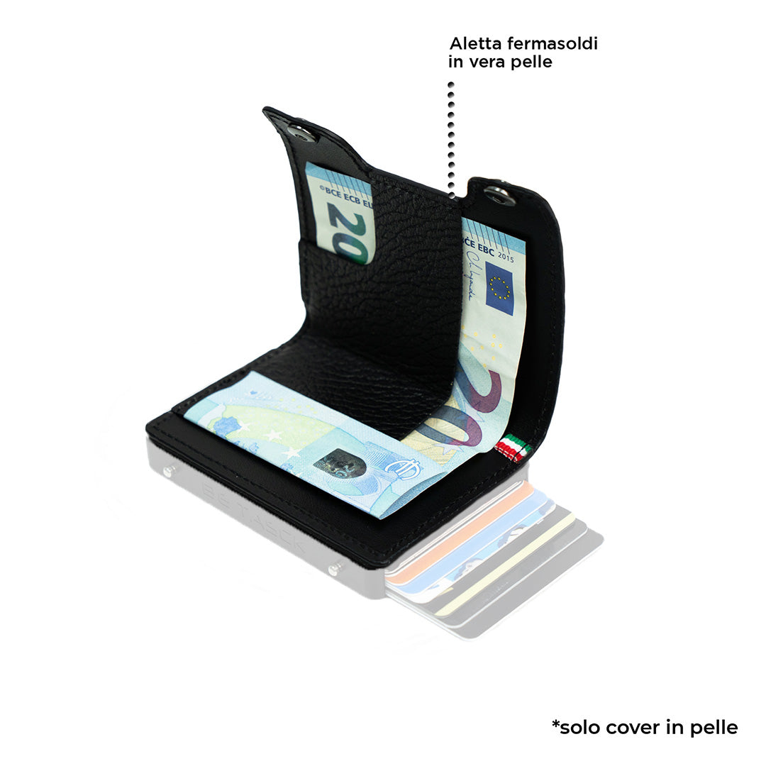 Cover in Pelle Be Tasck Bottalato Nero