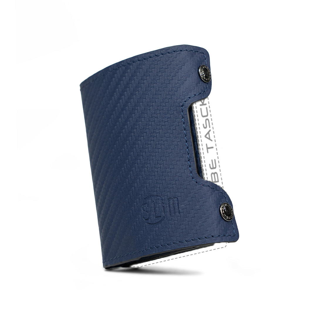 Cover in Pelle Be Tasck Carbon Blu