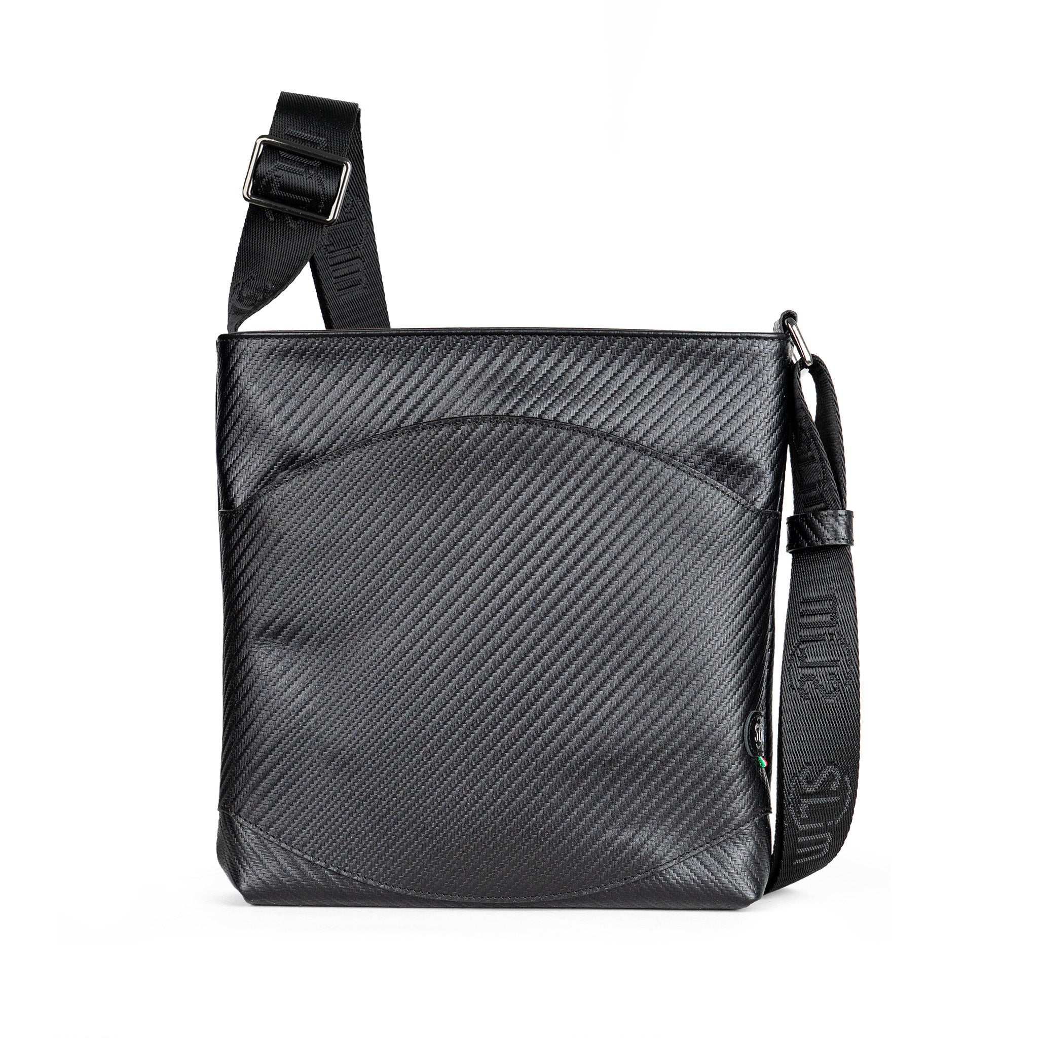 Bag SLim®️ Vera Pelle Carbon Nero