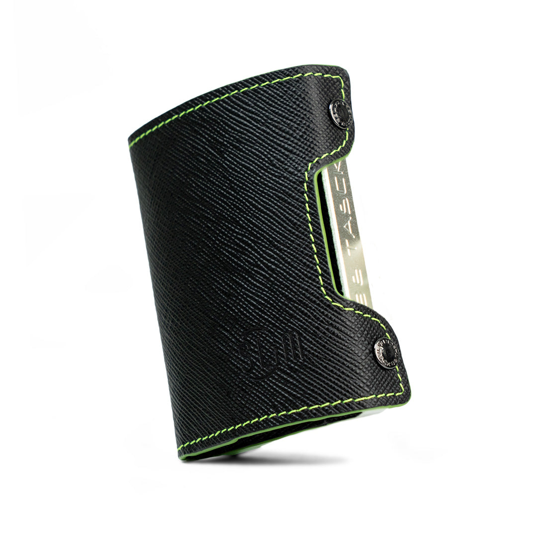 Be Tasck Saffiano Nero e Verde