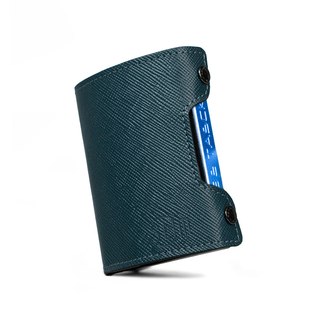 Be Tasck Saffiano Petrolio