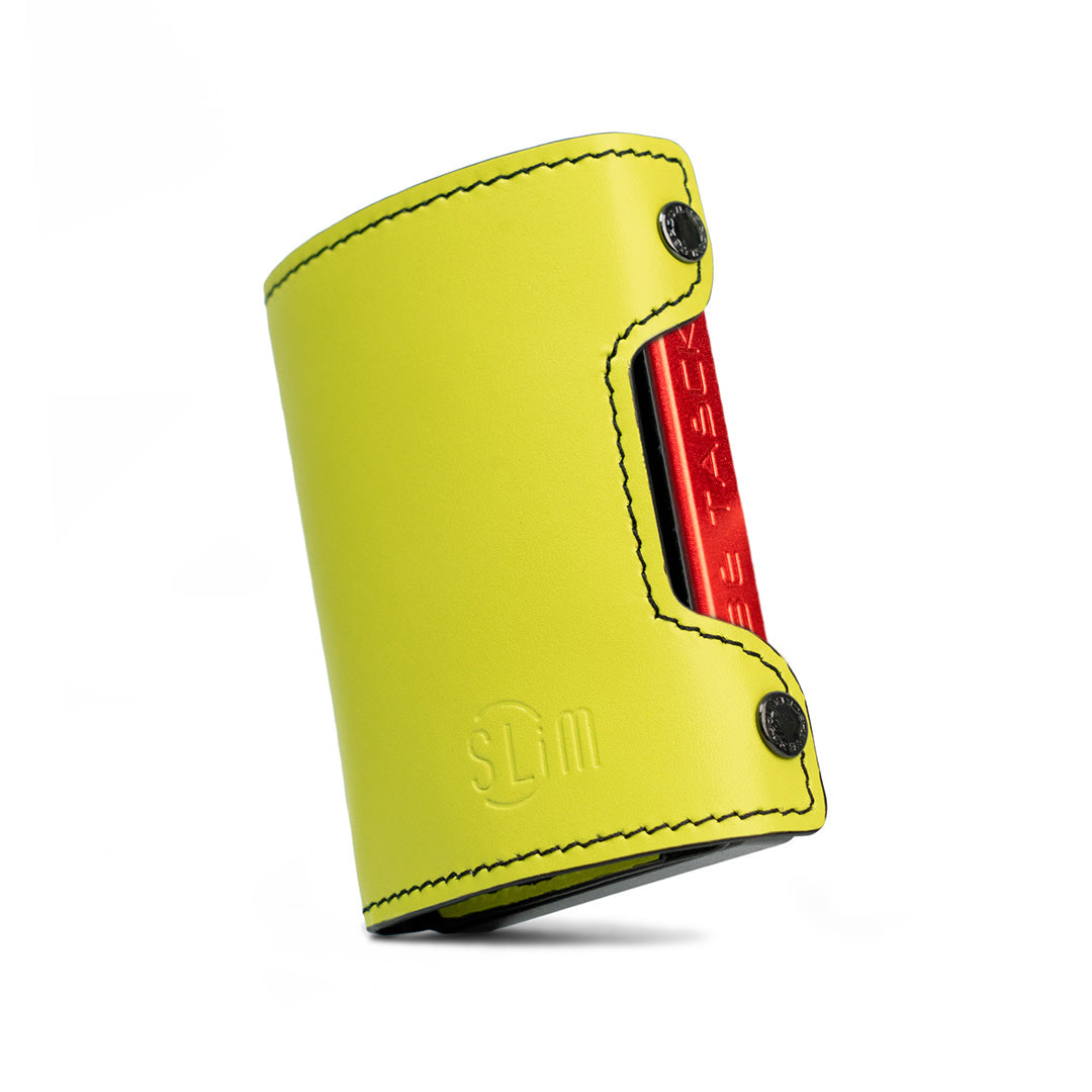 Be Tasck Pelle Liscia Lime e Nero