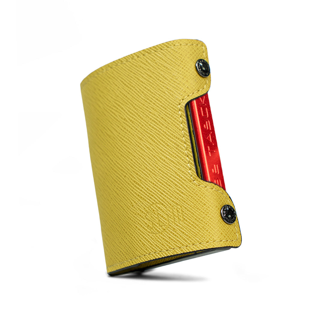 Be Tasck Saffiano Giallo