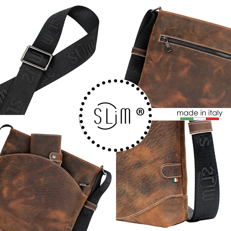 Bag SLim®️ Vera Pelle Crazy Brown
