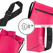 Bag SLim®️ Vera Pelle Bottalato Fucsia