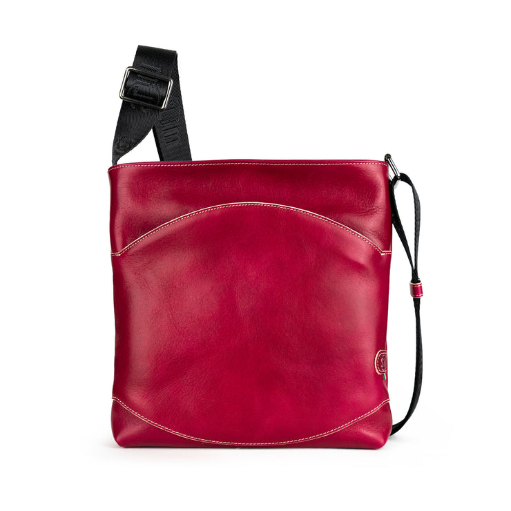 Bag SLim®️ Vera Pelle Vegetale Fucsia