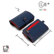 SLim®️ con Necklace Blu/Rosso e zip porta monete