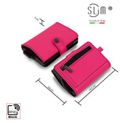 SLim®️ con Necklace Fucsia Fluo e zip porta monete