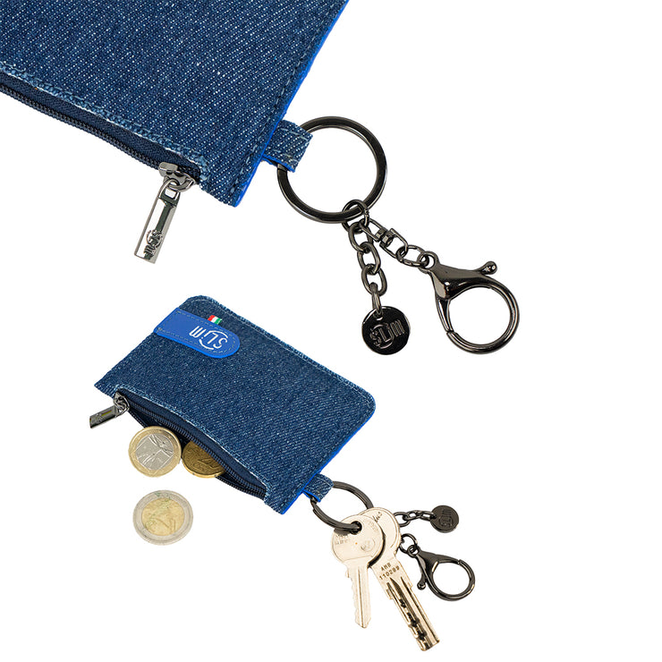 SLim®️ Genuine Leather Jeans Keychain-Coin Purse