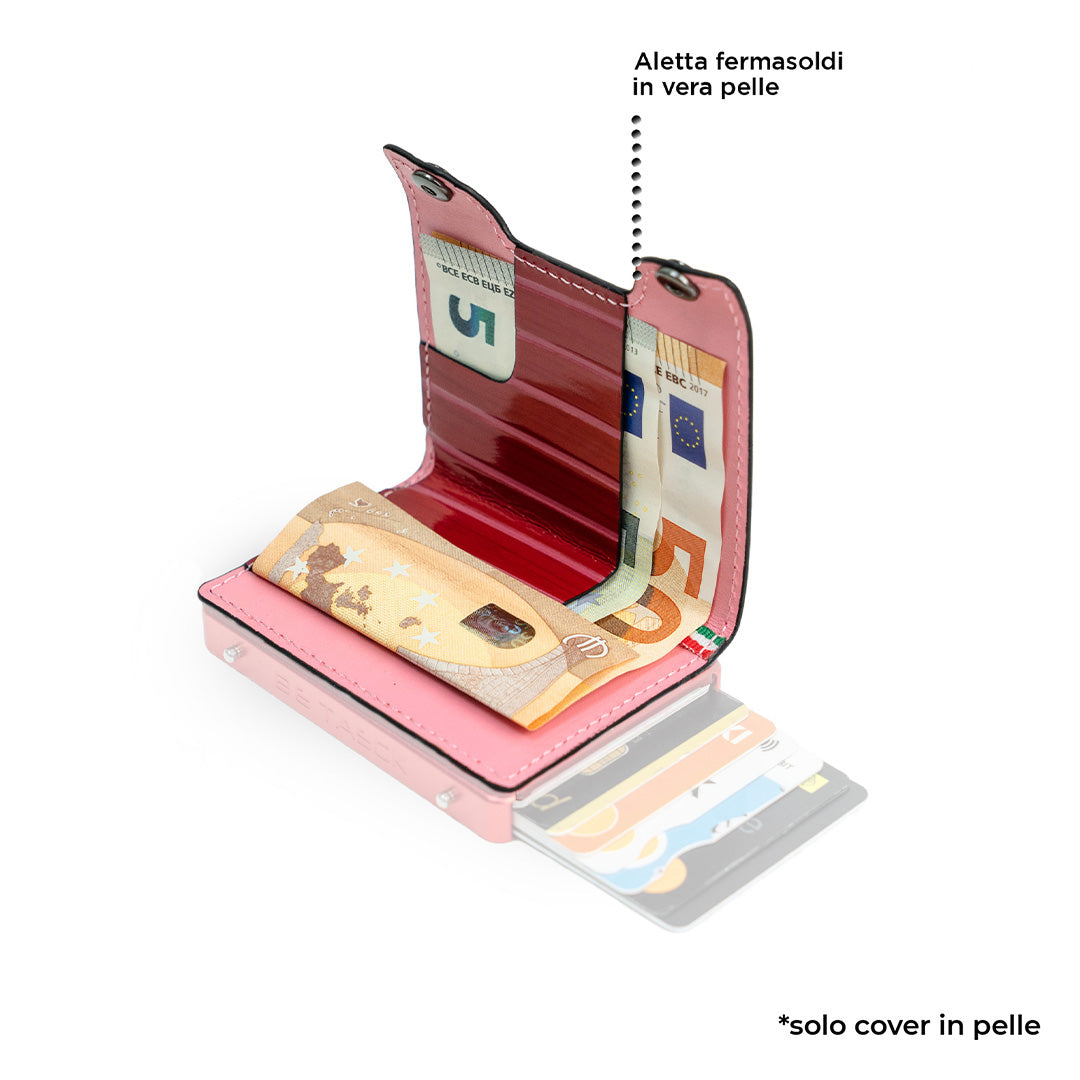 Cover in Pelle Be Tasck Lollipop Rosso e Rosa
