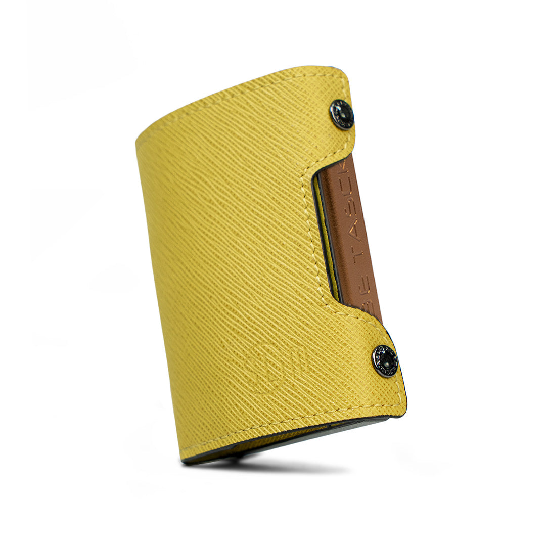 Be Tasck Saffiano Giallo