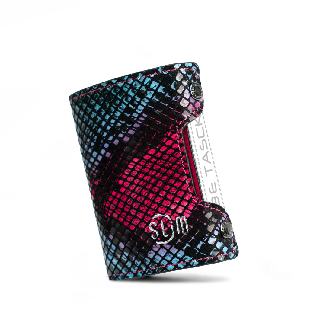 Cover in Pelle Be Tasck Animalier Multicolor Fucsia