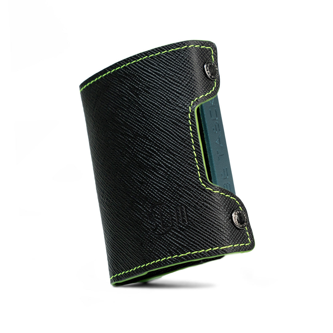 Be Tasck Saffiano Nero e Verde