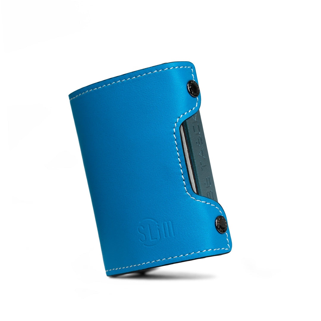 Be Tasck Pelle Liscia Blu e Bianco