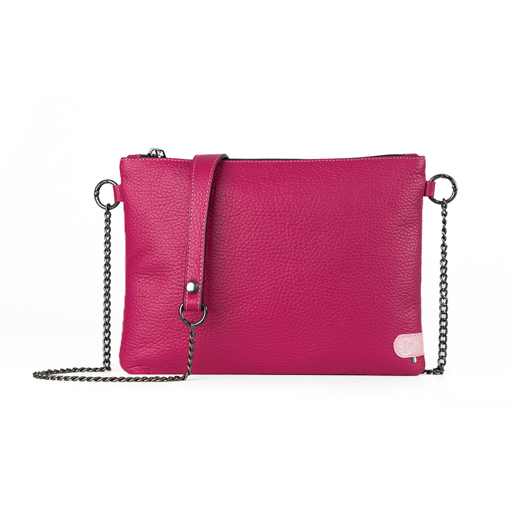 Pochette con Tracolla In Vera Pelle SLim®️