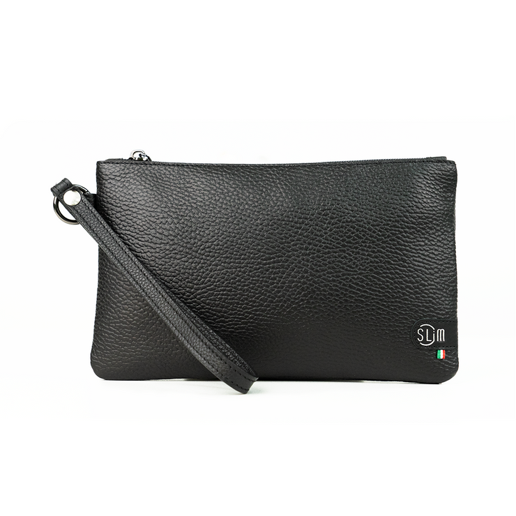 Pochette con Polsiera In Vera Pelle SLim®️