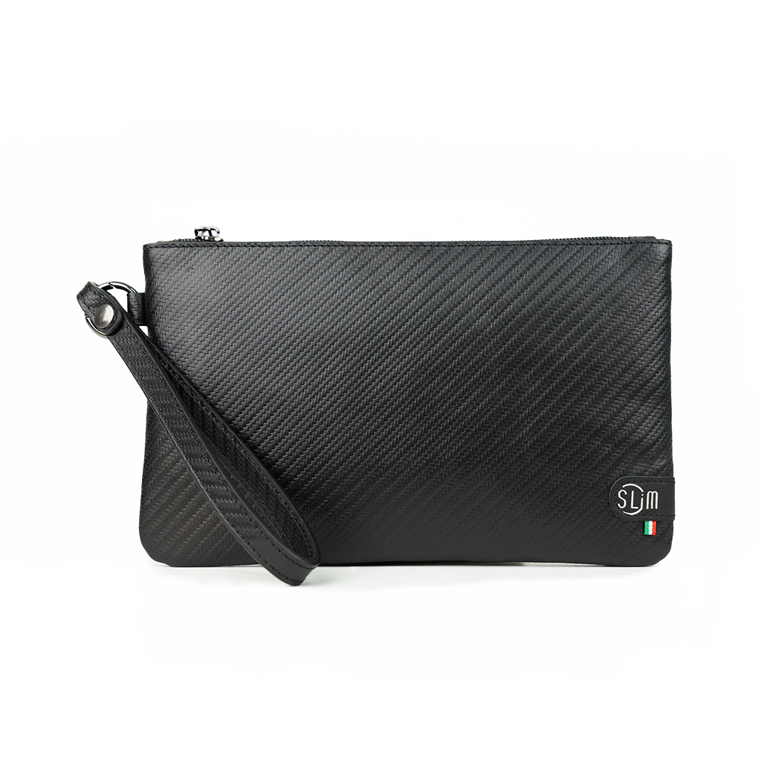 SLim® Genuine Leather Wristlet Clutch