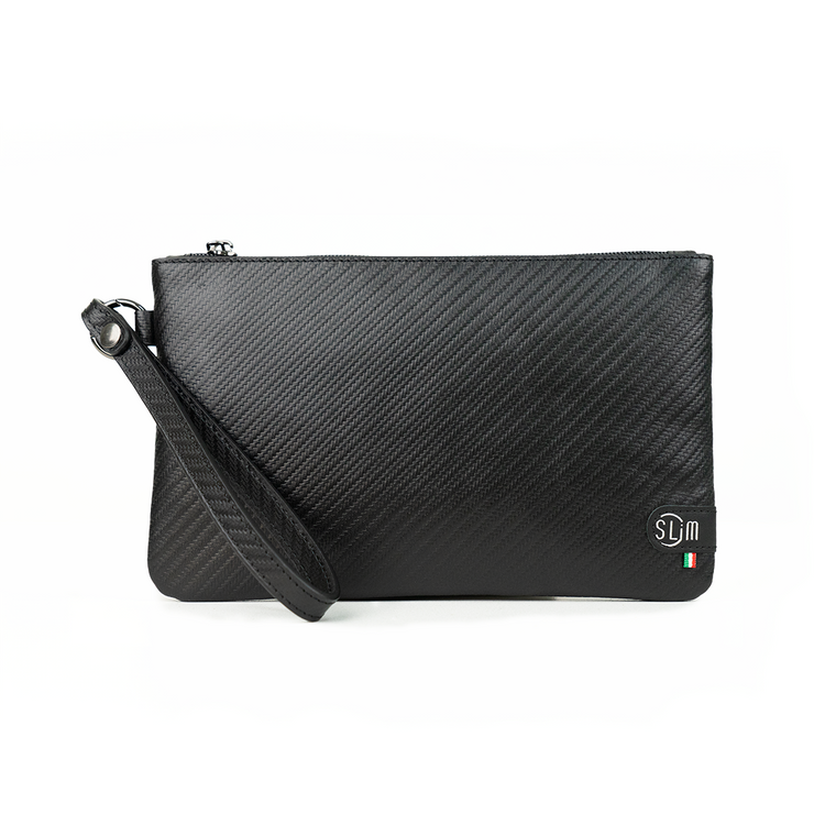 Pochette con Polsiera In Vera Pelle SLim®️