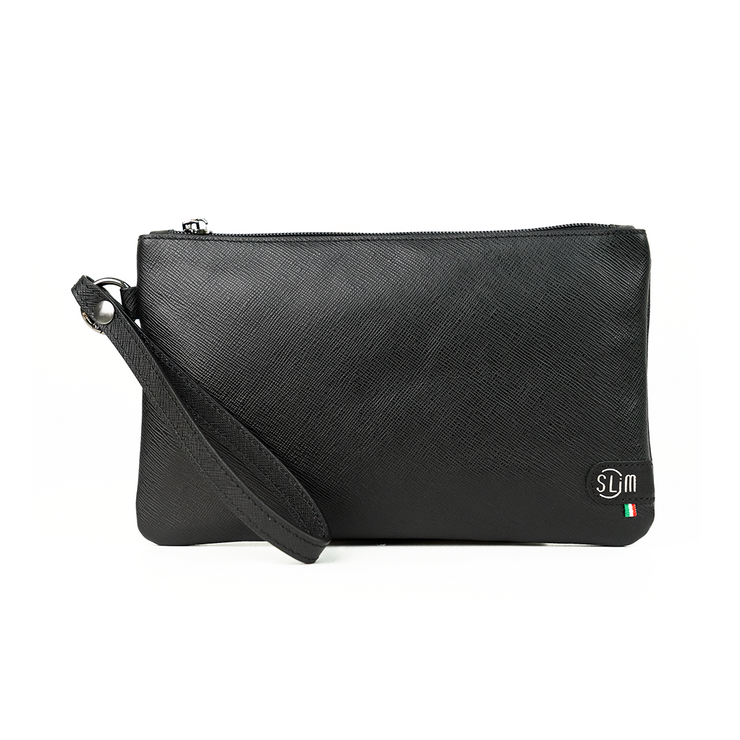 Pochette con Polsiera In Vera Pelle SLim®️