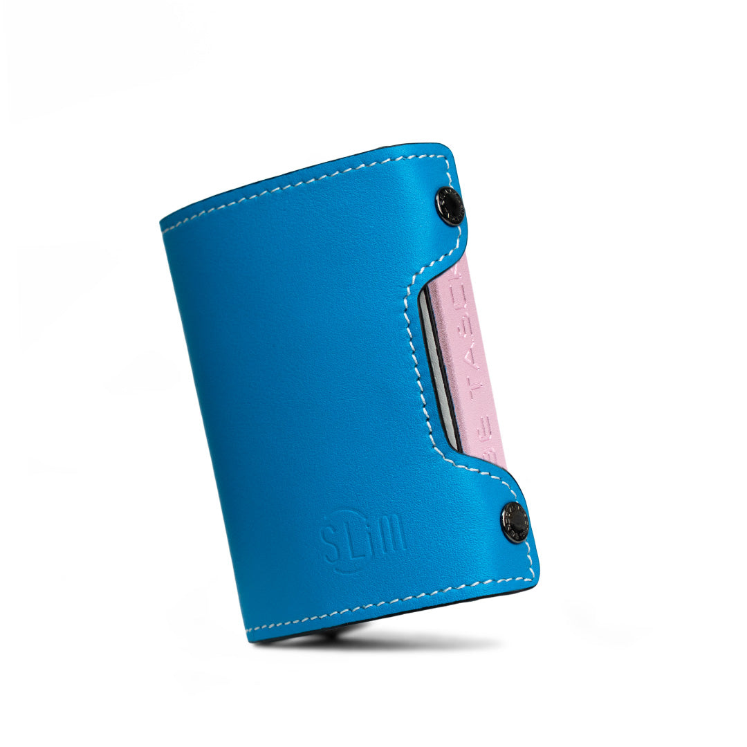 Be Tasck Pelle Liscia Blu e Bianco