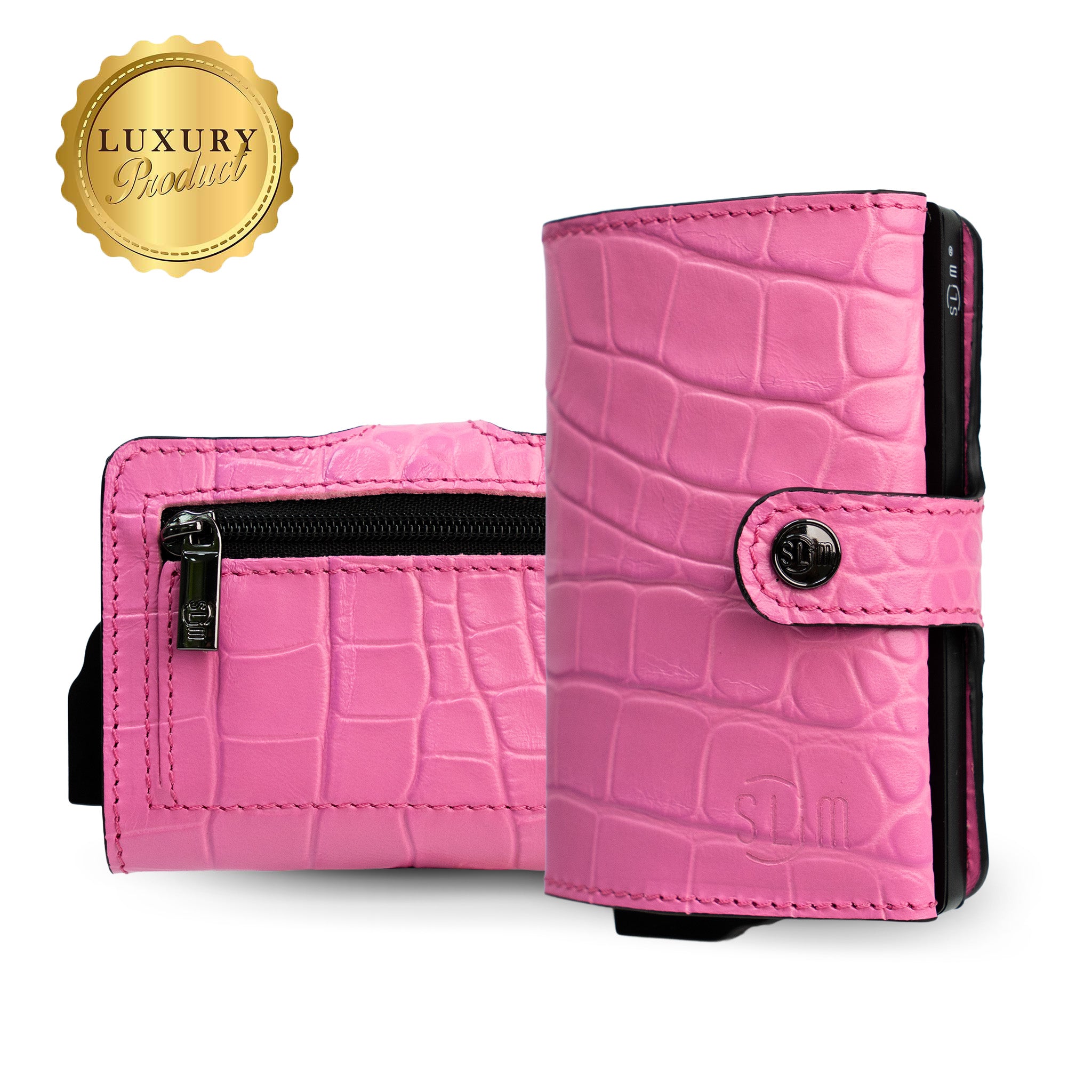 SLim®️ Tejus purple genuine leather wallet