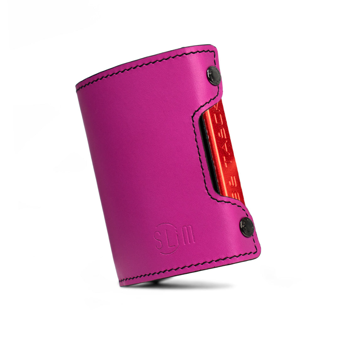 Be Tasck Pelle Liscia Fucsia e Nero