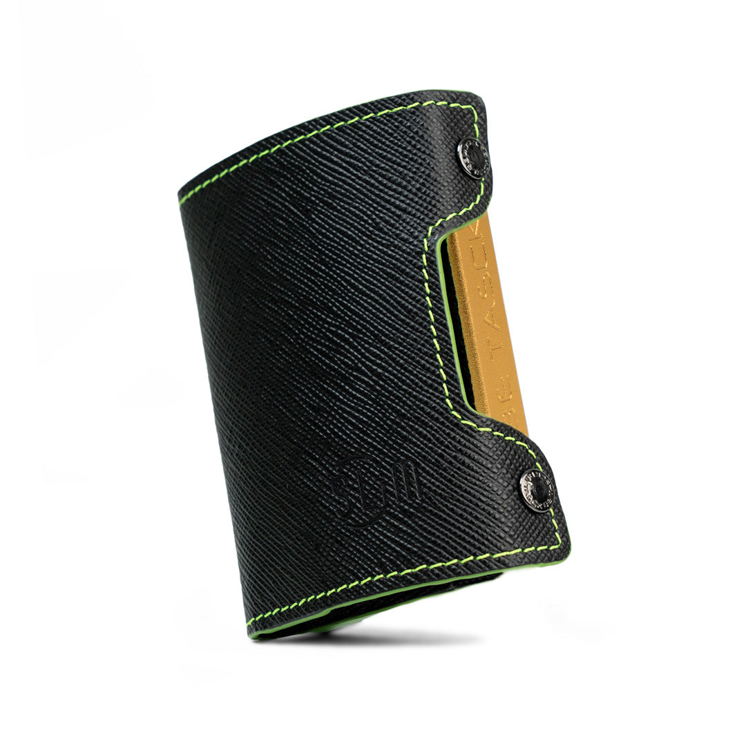 Be Tasck Saffiano Nero e Verde