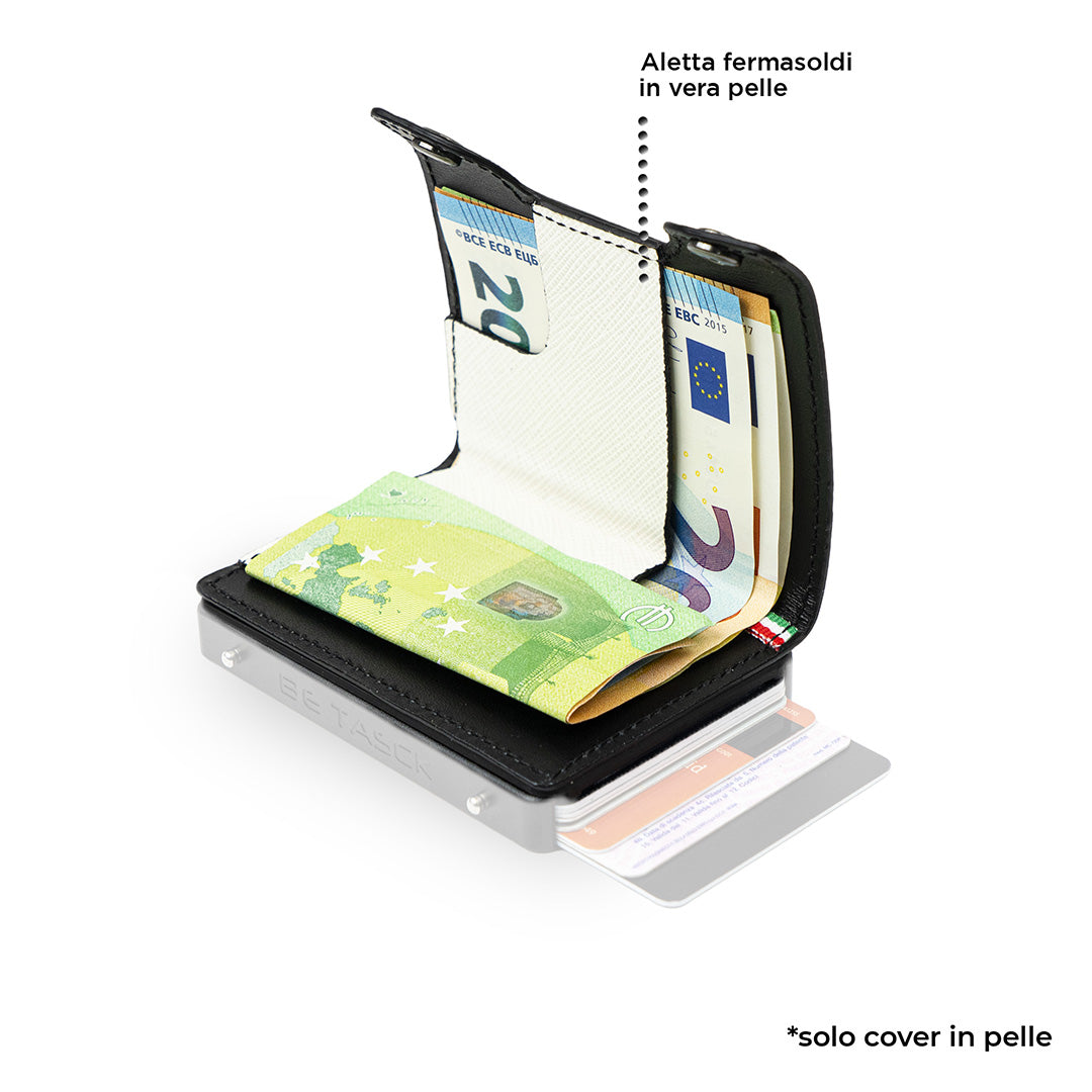 Cover in Pelle Be Tasck Saffiano Bianco