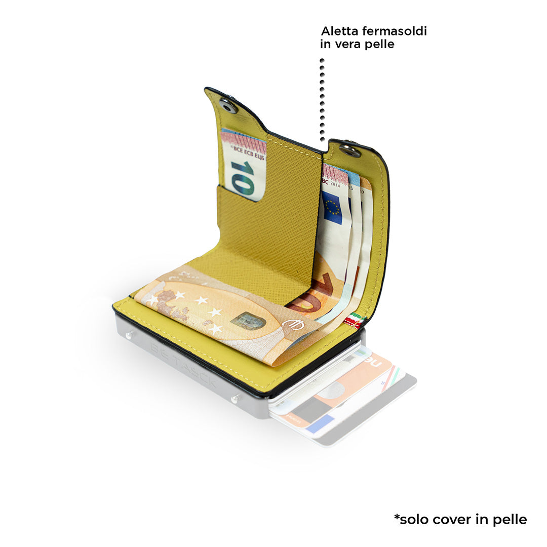 Cover in Pelle Be Tasck Saffiano Giallo