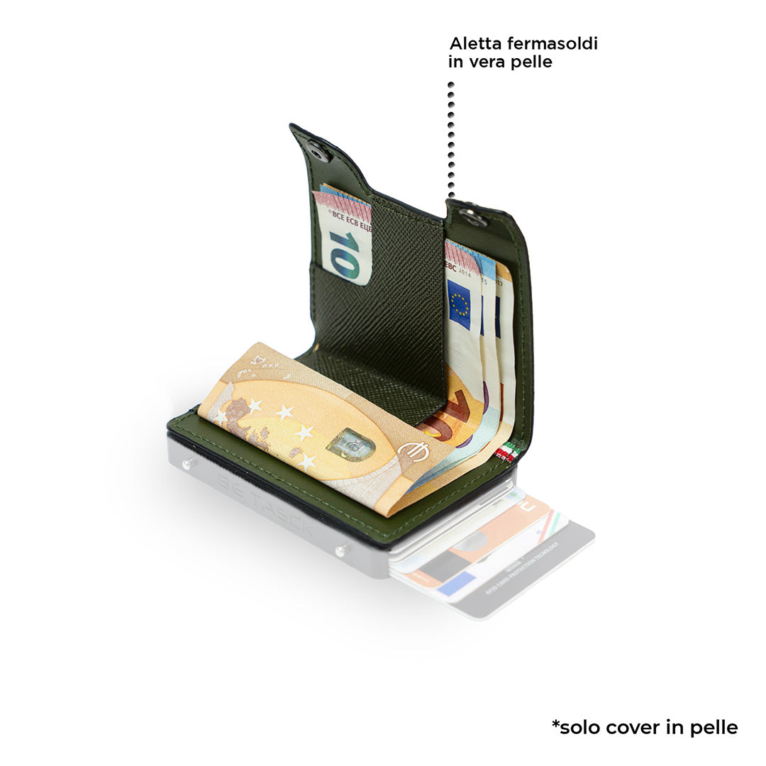 Cover in Pelle Be Tasck Saffiano Verde
