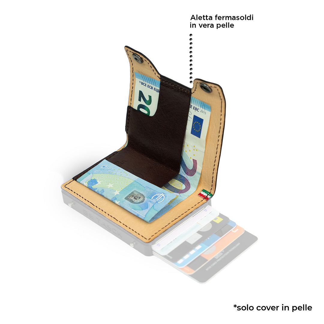 Cover in Pelle Be Tasck Concia Vegetale Marrone