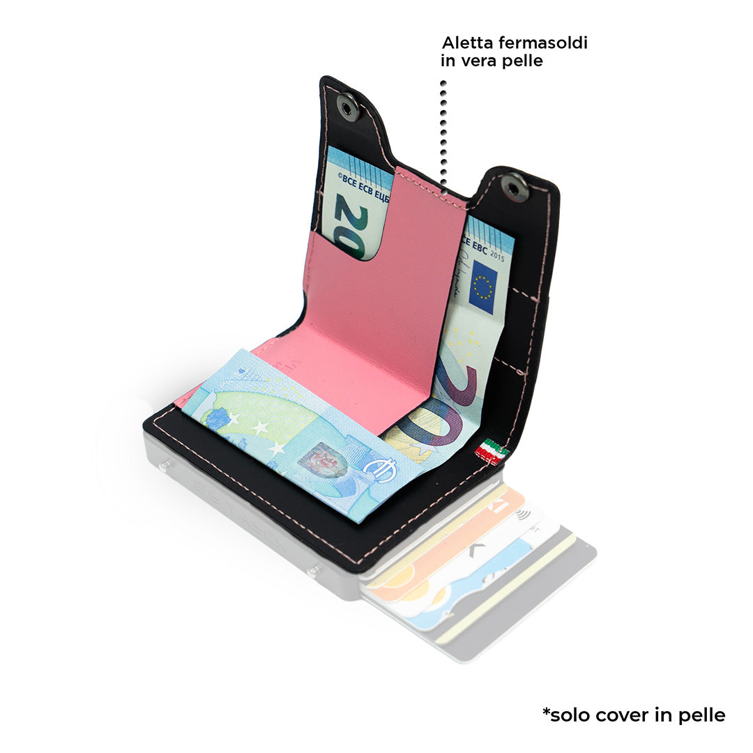 Cover in Pelle Be Tasck Bicolor Rosanero