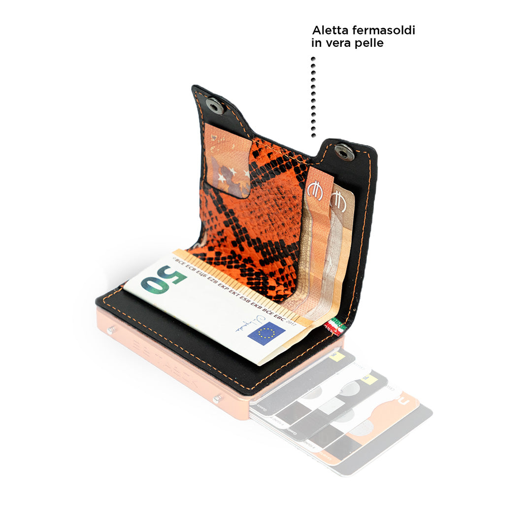 Cover in Pelle Be Tasck Rettile Arancio