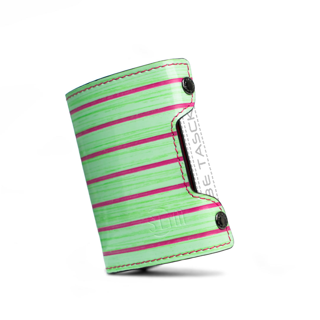 Cover in Pelle Be Tasck Lollipop Verde e Fucsia