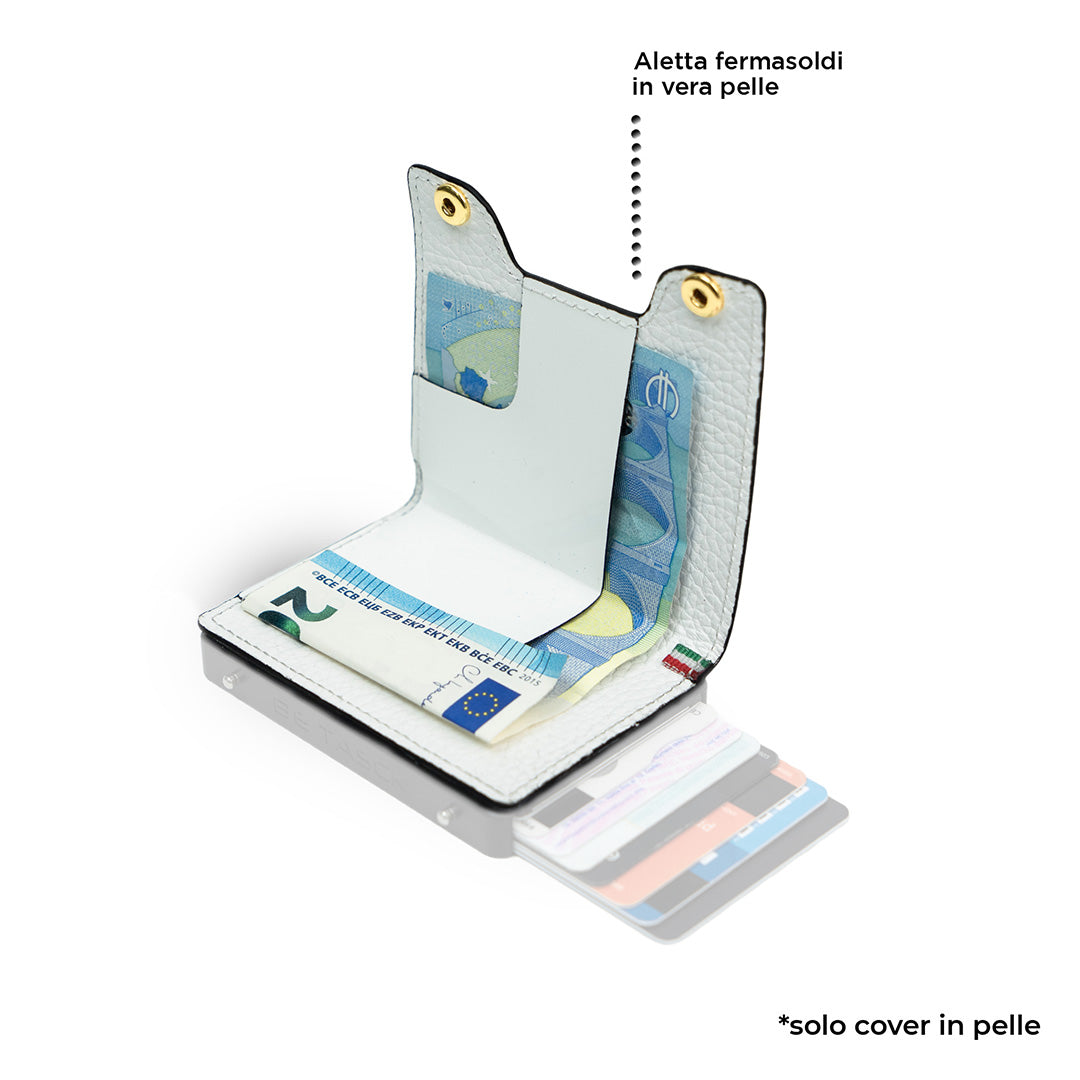 Cover in Pelle Be Tasck Specchio Bianco