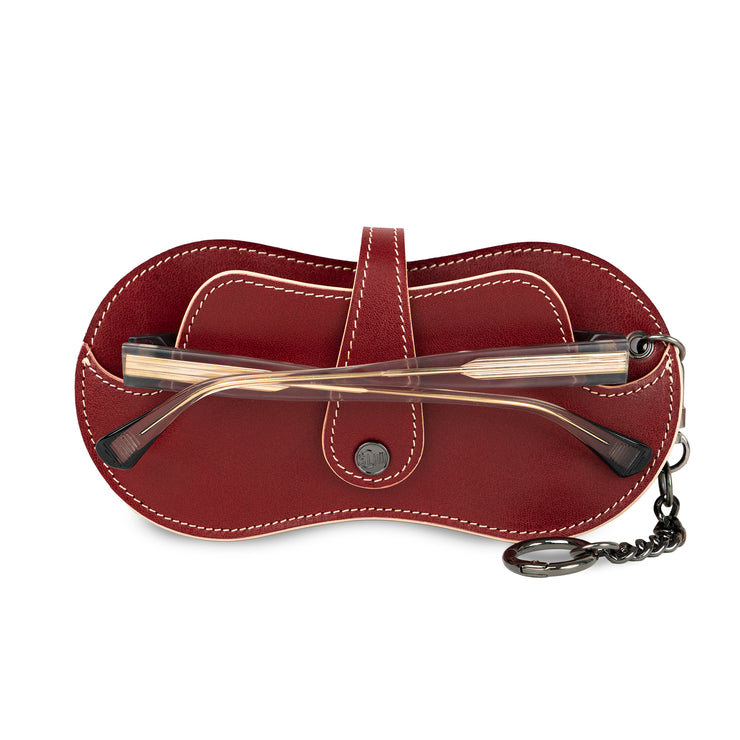 SLim Vision Vera Pelle Vegetale Rosso