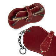 SLim Vision Vera Pelle Vegetale Rosso