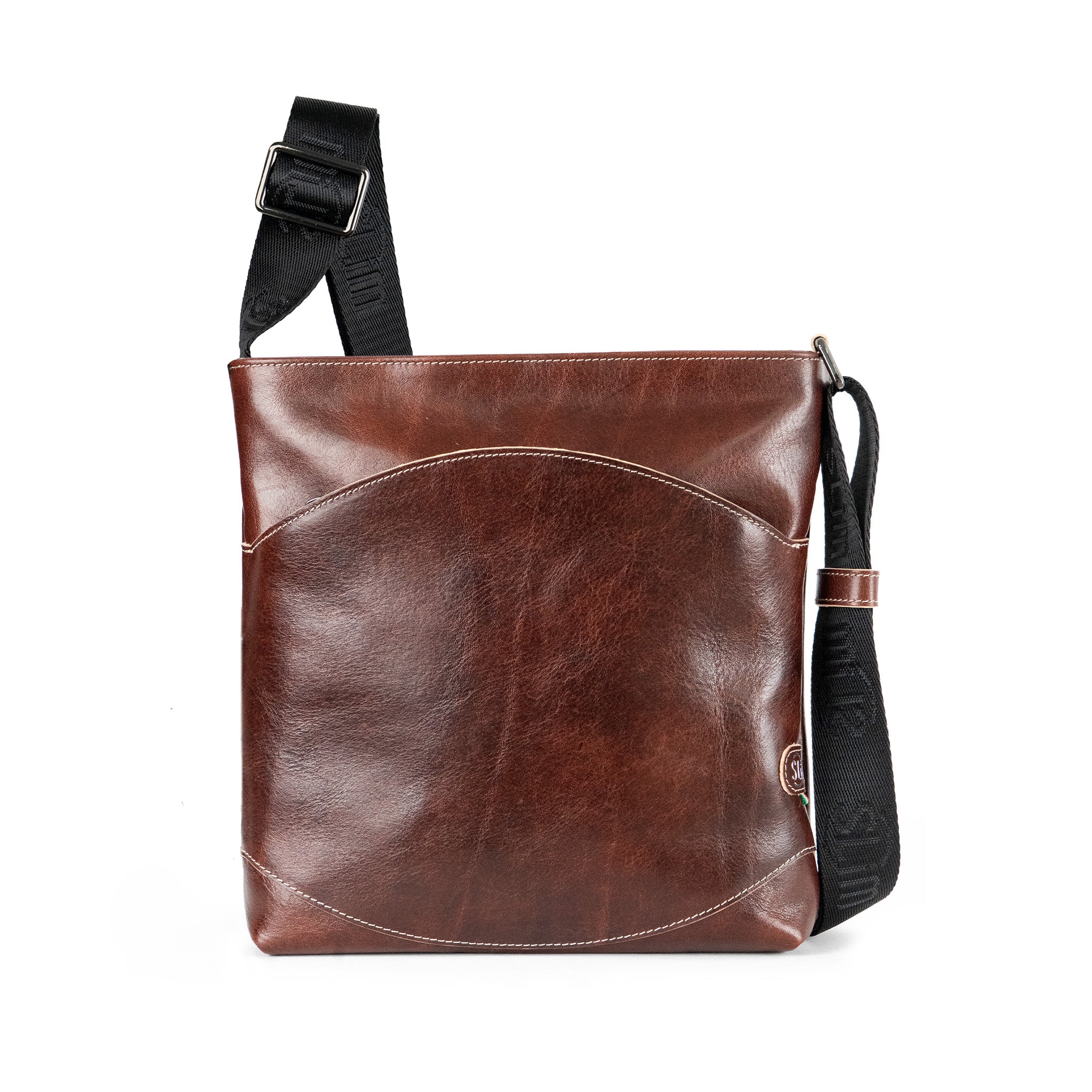 Bag SLim®️ Vera Pelle Vegetale Marrone